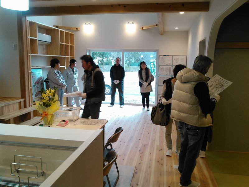 完成見学会　無事に終えました！