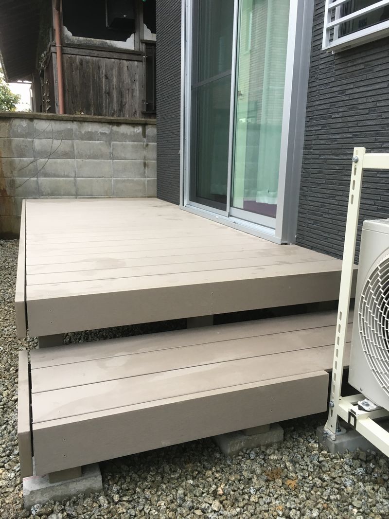 ウッドデッキ工事（１ＤＡＹ工事）完了！