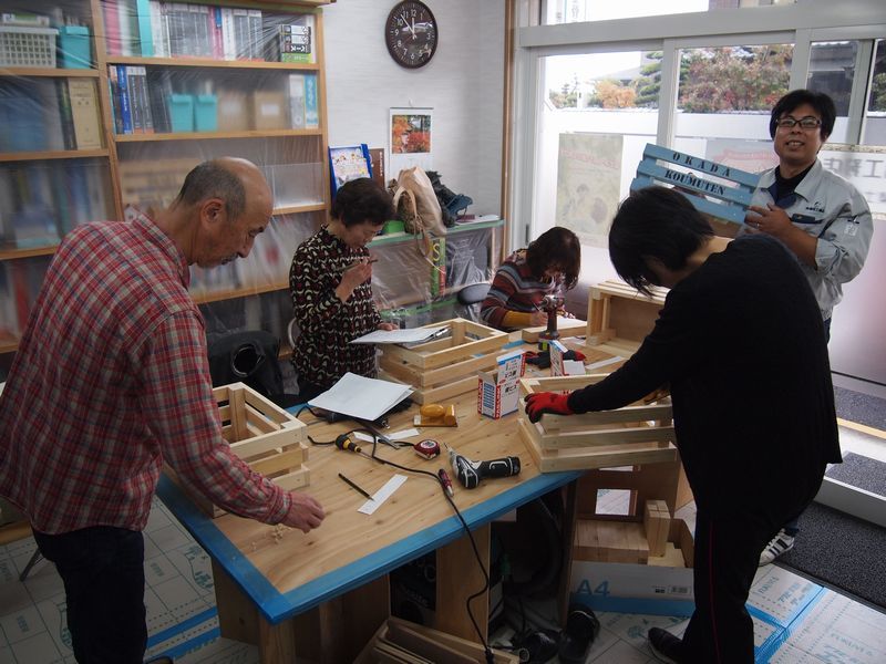 お客様へのDIY教室　11月19日